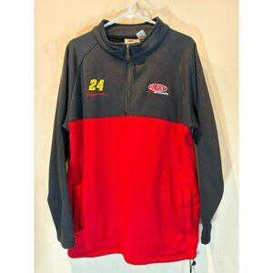 Jeff Gordon #24 Nascar Winners Circle Dupont Men's Quarter Zip Fleece SIZE M
